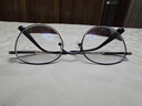 木九十眼鏡經(jīng)典金屬百搭圓框眼鏡近視可配度數鏡片眼鏡框MJ101FK043 BKC1 石墨黑 曬單實(shí)拍圖