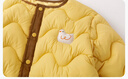 嘟嘟家男童棉服冬裝保暖兒童棉衣冬款加厚女童棉襖韓版寶寶外套洋氣戶(hù)外 黃色 90 曬單實(shí)拍圖