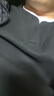 GXG男裝假兩件衛衣25年秋新款圓領(lǐng)T恤亨利衫上衣 黑色 170/M 曬單實(shí)拍圖