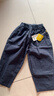 嘟嘟家寶寶純棉褲子春秋兒童時(shí)尚工裝褲春裝男童百搭休閑褲女童長(cháng)褲vip 藏青色 110 曬單實(shí)拍圖