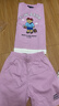 Teenie Weenie  Kids小熊童裝男女童夏季款休閑假兩件運動(dòng)休閑套裝 淺紫色 120 cm 曬單實(shí)拍圖