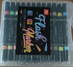真彩（TRUECOLOR）24色軟頭閃光馬克筆雙頭帶流光閃粉啫喱水彩筆熒光筆鐳射珠光彩繪畫(huà)手抄報兒童小學(xué)生手賬專(zhuān)用6088 曬單實(shí)拍圖