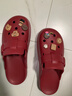 樸西博肯包頭洞洞鞋女款夏季家用女士居家踩屎感防滑家居百搭涼拖女鞋 鞋花款安哥拉紅 配上鞋花更可愛(ài) 37-38 曬單實(shí)拍圖