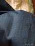 格羅尼雅（GORNIA）男士藍色格紋綿羊毛西裝商務(wù)通勤時(shí)尚舒適正裝西服GBS22112370 藍色格紋 190B 曬單實(shí)拍圖