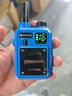 摩托羅拉（Motorola）對講機一鍵對頻小鋼炮迷你10公里戶(hù)外50公里功率工地車(chē)隊酒店 顯屏【天空藍】小鋼炮（送耳機） 無(wú)規格 曬單實(shí)拍圖