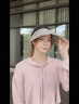 DOMKHG 防曬帽遮陽(yáng)帽女空頂帽大帽檐夏季經(jīng)典條紋發(fā)箍戶(hù)外可折疊貝殼帽 時(shí)尚米 曬單實(shí)拍圖