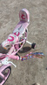 鑫旺彤自行車(chē)兒童3-6-10歲單車(chē)男女童輕便腳踏車(chē)輔助輪5歲女孩車(chē)公主車(chē) 粉色【加寬加大坦克輪】 14寸 適合身高95-115cm 曬單實(shí)拍圖