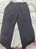 凡客誠品（VANCL）加絨褲子男款冬季寬松保暖休閑褲男士百搭運動(dòng)直筒褲 黑色 L 曬單實(shí)拍圖