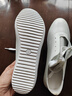 百林猴小白鞋女春秋真軟皮平底女鞋孕婦媽媽鞋女生職業(yè)小皮鞋百搭休閑鞋 米色 41 曬單實(shí)拍圖