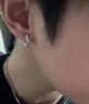 芯奢荷魯斯之眼耳夾男無(wú)耳洞無(wú)痛耳釘歐美高級感螺絲款耳扣單只耳骨夾 荷魯斯之眼【耳環(huán)一對】 曬單實(shí)拍圖
