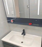 皇生金智能浴室柜陶瓷一體盆洗臉盆柜衛生間衛浴洗漱臺簡(jiǎn)約洗手盆柜組合 輕奢灰+智能鏡柜半+陶瓷盆 80cm 曬單實(shí)拍圖