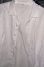 EAEOVNI長(cháng)袖襯衫女商務(wù)免燙春夏職業(yè)裝白色正裝銀行襯衣面試工作服修身OL 純白色【方領(lǐng)】 40 【128-138斤】 曬單實(shí)拍圖