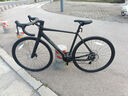 喜德盛公路自行車(chē)RT180鋁合金綜合車(chē)架14速雙動(dòng)碟剎戶(hù)外騎行賽車(chē) 25款-曜石黑/灰 520mm 173-183cm 14速 曬單實(shí)拍圖