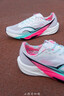 喬丹（QIAODAN）飛騰3.0男跑步鞋運動(dòng)鞋場(chǎng)地訓練學(xué)生體測中考鞋跑步鞋女減震 純凈白/霓虹粉 -男-彩虹斑馬 43 曬單實(shí)拍圖