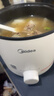 美的（Midea）電煮鍋 宿舍小電鍋 電蒸鍋 學(xué)生寢室一體泡面小火鍋電煮鍋 多功能鍋 電熱鍋 XZE1613 配蒸籠 1.7L 曬單實(shí)拍圖