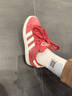 adidas「面包鞋」CAMPUS 00s W經(jīng)典復古板鞋女子阿迪達斯三葉草   團隊紅/乳白色/亮白色   38 曬單實(shí)拍圖