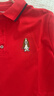 暇步士（Hush Puppies）童裝男童長(cháng)袖POLO衫大童休閑T兒童學(xué)院風(fēng)內搭 珊瑚紅    170    曬單實(shí)拍圖