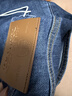 texwood蘋(píng)果男士牛仔褲休閑商務(wù)通勤桑蠶絲直筒褲復古水洗長(cháng)褲 深藍 33 曬單實(shí)拍圖
