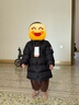 保姆鵝  【風(fēng)墻】?jì)和鸾q服寶寶中長(cháng)款護臉加厚外套保暖童裝[NG2664] 炭黑 110 曬單實(shí)拍圖