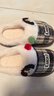 名創(chuàng  )優(yōu)品（MINISO）半包跟棉拖鞋加絨保暖居家室內拖鞋厚底防滑秋冬 棕格底 36-37 曬單實(shí)拍圖