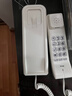 泰豐888電話(huà)機座機酒店電話(huà)小掛機桌壁兩用免電池壁掛式小分機TF102 白色 曬單實(shí)拍圖