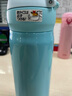 膳魔師（THERMOS）保溫杯男女不銹鋼水杯子大容量保冷防漏彈蓋學(xué)生520禮物JNL系列 湖藍色(502-SKY)500ml 500ml 曬單實(shí)拍圖