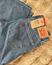 Levi's李維斯女士美式復古BAGGY寬松直筒休閑簡(jiǎn)約舒適牛仔褲 中藍色 26 (31) 曬單實(shí)拍圖