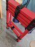 比力梯子家用伸縮梯加厚鋁合金多功能折疊人字梯升降扶梯工程樓梯 【可坐款】5步紅【全鋁合金】 曬單實(shí)拍圖