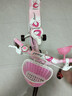 鑫旺彤自行車(chē)兒童3-6-10歲單車(chē)男女童輕便腳踏車(chē)輔助輪5歲女孩車(chē)公主車(chē) 粉色【加寬加大坦克輪】 16寸 適合身高105-125cm 曬單實(shí)拍圖