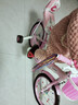 鑫旺彤自行車(chē)兒童3-6-10歲單車(chē)男女童輕便腳踏車(chē)輔助輪5歲女孩車(chē)公主車(chē) 粉色【加寬加大坦克輪】 16寸 適合身高105-125cm 曬單實(shí)拍圖