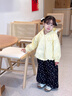 班喜迪女童外套春裝2026新款兒童洋氣公主上衣寶寶衣服春秋季休閑小童裝 黃色 100 曬單實(shí)拍圖