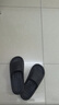 稻草人厚底拖鞋男士居家用浴室洗澡防滑踩屎感情侶簡(jiǎn)約女涼拖 黑 44-45 曬單實(shí)拍圖