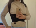 背背佳楊冪代言矯姿帶新L小鹿款成人女男通用端正改善背部姿勢背帶-L 曬單實(shí)拍圖