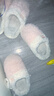 樸西PUXI棉拖鞋女士秋冬季時(shí)尚厚底羊羔絨拖鞋高級感男士棉拖品質(zhì) 櫻花粉 37-38 卡碼拍大一碼 曬單實(shí)拍圖