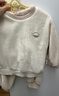 童泰（TONGTAI）寶寶套裝秋冬季衣服男童雙面絨套頭睡衣女童家居服香皮灰100cm 曬單實(shí)拍圖