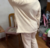 芬騰睡衣女防靜電雙面絨秋冬新款娃娃領(lǐng)開(kāi)衫少女士家居服睡衣套裝 曬單實(shí)拍圖