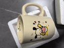 可愛(ài)禮花帕恰小狗馬克杯子高顏值簡(jiǎn)約情侶陶瓷杯ins風(fēng)水杯家用 米白色 1個(gè) 350ml 曬單實(shí)拍圖