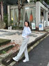 都市麗人戶(hù)外運動(dòng)褲女春秋2026年新款寬松垂感闊腿褲女士休閑褲窄版香蕉褲 曬單實(shí)拍圖