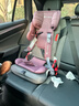 innokids兒童安全座椅9個(gè)月-12歲汽車(chē)用寶寶嬰兒車(chē)可折疊坐椅便攜星羽騎士 丁香紫-isofix接口 曬單實(shí)拍圖