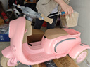 HIMEILI兒童電動(dòng)摩托車(chē)可坐雙人遙控三輪車(chē)1-6歲男女孩寶寶可駕駛玩具車(chē) 粉色雙驅+12V升級電+軟座+遙控 曬單實(shí)拍圖