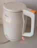 美的（Midea）電熱水壺養生母嬰級316L內膽雙層無(wú)縫一體家用燒水壺1.7L大容量自動(dòng)智能斷電泡茶 SH17M301PRO 曬單實(shí)拍圖
