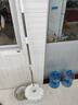 索邦旋轉拖把34cm2頭家用一拖凈免手洗雙驅動(dòng)拖地拖布吸水墩布桶套裝 曬單實(shí)拍圖