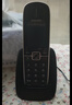 飛利浦（PHILIPS）數字無(wú)繩電話(huà)機無(wú)線(xiàn)座機子母機內線(xiàn)通話(huà)固定電話(huà) DCTG496一拖一黑色 曬單實(shí)拍圖