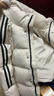 巴拉巴拉兒童羽絨服男童女童冬裝保暖寶寶外套學(xué)院風(fēng)校服親子裝潮 白黑色調00419（白鴨絨） 140 cm（充絨量98g） 曬單實(shí)拍圖