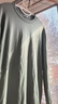 優(yōu)衣庫男裝女裝AIRism棉混紡圓領(lǐng)T恤/長(cháng)袖482293 485562 485562/52翠綠色 L 曬單實(shí)拍圖