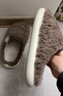 樸西情侶款厚實(shí)夢(mèng)幻絨5秒即暖外穿防滑休閑厚底室內棉拖鞋 曬單實(shí)拍圖