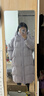茵曼云柔連帽羽絨服2025冬女裝新款長(cháng)款加厚保暖外套 幕山紫 XL 曬單實(shí)拍圖