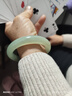 凈心石 冰透玉手鐲岫玉葡萄凍手鐲女款平安鐲多口徑可選 內徑約59-60mm 曬單實(shí)拍圖