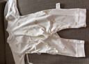 童顏嬰兒連體衣春秋冬季純棉新生兒衣服初生寶寶蝴蝶哈衣和尚服 2件套 曬單實(shí)拍圖
