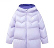 361°【商場(chǎng)同款】童裝女童中長(cháng)羽絨服2026年冬季新款小童外套 淺蘭紫 120 曬單實(shí)拍圖